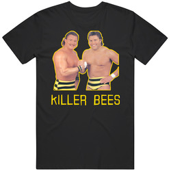 The Killer Bees Jumping Jim Flying Brian Wrestling Legend Mens Soft Cotton Tee T Shirt