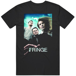 Fringe Sci Fi Tv Show Black Mens Soft Cotton Tee T Shirt