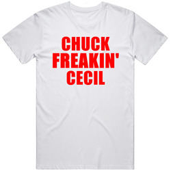 Chuck Freakin Cecil Mens Soft Cotton Tee T Shirt