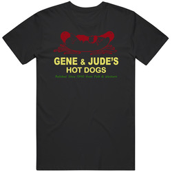Gene And Jude's Hot Dog Fast Food Restaurant Sign Fan Mens Soft Cotton Tee T Shirt