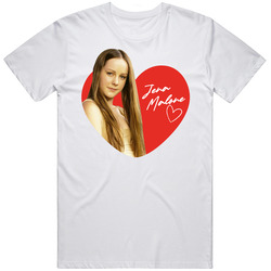 Jena Malone 90s Movie Tv Stars Heartthrob Fan Mens Soft Cotton Tee T Shirt