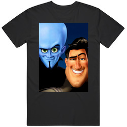 Megamind Animated Superhero Movie Mens Soft Cotton Tee T Shirt