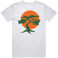 Karate Kid Bonsai Movie Mens Soft Cotton Tee T Shirt