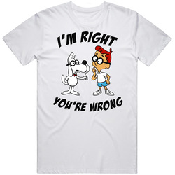 Mr. Peaboy And Sherman Mens Soft Cotton Tee T Shirt