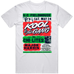 Kool And The Gang Vintage Concert Mens Soft Cotton Tee T Shirt