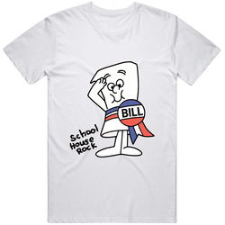 School House Rocks Bill Children's Learning Show Mens Soft Cotton Tee T Shirt