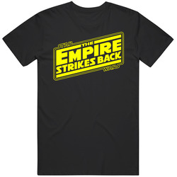 Star Wars Episode V The Empire Strikes Back 1980 Essential 80s Movie Film Fan Mens Soft Cotton Tee T Shirt