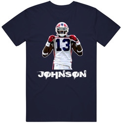 Stevie Johnson Buffalo Football Mens Soft Cotton Tee T Shirt