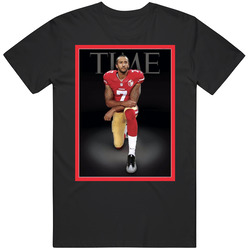 Colin Kaepernick United We Stand Time Magazine Cover Mens Soft Cotton Tee T Shirt