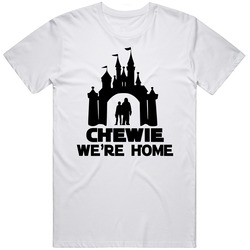 Chewie We're Home Star Wars Magic Castle Mens Soft Cotton Tee T Shirt