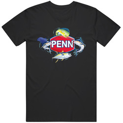Funny Penn Fishing Reels Lover Black Standard T-shirt Size S-6xl Mens Soft Cotton Tee T Shirt