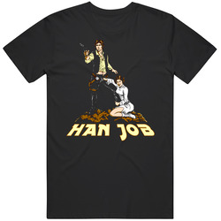 Hand Job Han Solo Mens Soft Cotton Tee T Shirt