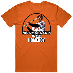 Nick Markakis Is My Homeboy Baltimore Mens Soft Cotton Tee T Shirt