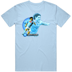 Edison Cavani Napoli Soccer Mens Soft Cotton Tee T Shirt