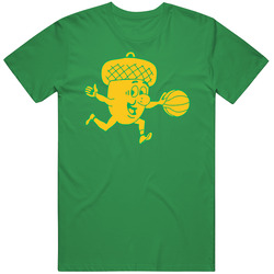 Oakland Oaks Secondary School Basketball Logo Fan Mens Soft Cotton Tee T Shirt