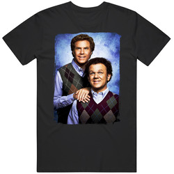 Step Brothers Portrait Funny Halloween Costume Idea Worn Look Mens Soft Cotton Tee T Shirt