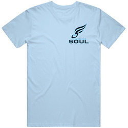 Philadelphia Soul Arena Football League Chest Emblem Team Fan Logo Mens Soft Cotton Tee T Shirt