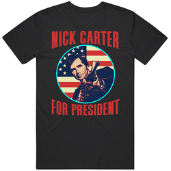 Nick Carter Killmaster For President Spy Book Novel Fan Mens Soft Cotton Tee T Shirt