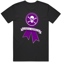Purple Ribbon Records Hip Hop Record Label Music Lovers Mens Soft Cotton Tee T Shirt