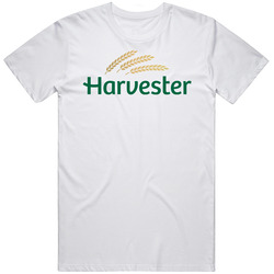 Harvester Uk Chain Restaurants Logo Mens Soft Cotton Tee T Shirt
