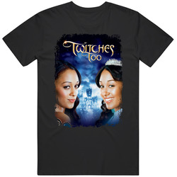 Twitches Too Spooky Kids Movie Halloween Mens Soft Cotton Tee T Shirt