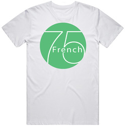 French 75 Denver Colorado Top Restaurants Food Fan Lover Foodie Mens Soft Cotton Tee T Shirt
