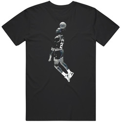 Michael Jordan Dunking Hang Time Chicago Basketball Legend Fan Mens Soft Cotton Tee T Shirt