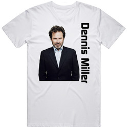 Dennis Miller Comedian Mens Soft Cotton Tee T Shirt