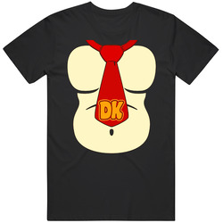 Donkey Kong Tie Video Game Mens Soft Cotton Tee T Shirt