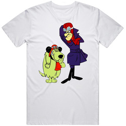 Dastardly And Muttley Retro Cartoon Classic Television Tv Show Mens Soft Cotton Tee T Shirt