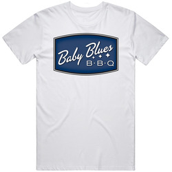 Baby Blues Bbq Philadelphia Restaurant Cool Mens Soft Cotton Tee T Shirt