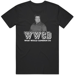 Cameron Tucker Wwcd What Would Cameron Do Modern Family Favorite Character Tv Show Fan Mens Soft Cotton Tee T Shirt