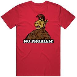 Alf Alien Sitcom Classic Vintage Tee Unisex Red Mens Soft Cotton Tee T Shirt