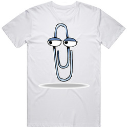 Clippy Office Mens Soft Cotton Tee T Shirt