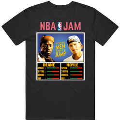 Nba Jam White Men Can't Jump 90s Movie Fan Mens Soft Cotton Tee T Shirt