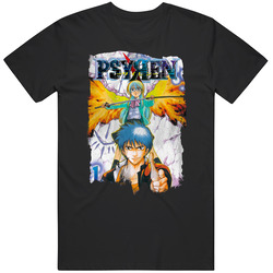 Psyren Survival Manga Mens Soft Cotton Tee T Shirt