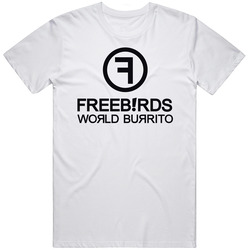 Freebirds World Burrito Mexican Food Restaurant Mens Soft Cotton Tee T Shirt