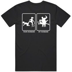Your Husband My Husband Submissive Dom Naughty Bdsm Funny Mens Soft Cotton Tee T Shirt