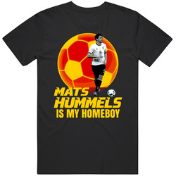 Mats Hummels Is My Homeboy Germany Flag Euro Cup Soccer Mens Soft Cotton Tee T Shirt