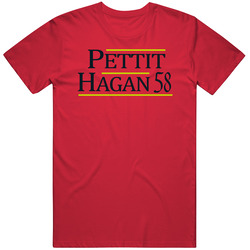 Bob Pettit Cliff Hagan 1958 Atlanta Basketball Fan Mens Soft Cotton Tee T Shirt
