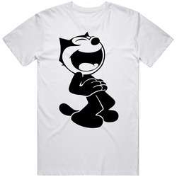 Felix The Cat Vintage Cartoon Classic Television Tv Show Mens Soft Cotton Tee T Shirt