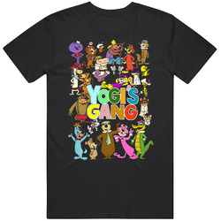 Yogi's Gang Tv Show Mens Soft Cotton Tee T Shirt