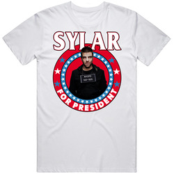 Sylar Heroes For President Tv Show Villain Fan Mens Soft Cotton Tee T Shirt
