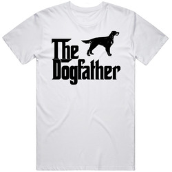 Gordon Setter Custom Dog Breed The Dogfather Mens Soft Cotton Tee T Shirt