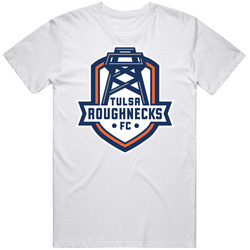 Tulsa Roughnecks North American Soccer League Nasl Retro Team Logo Mens Soft Cotton Tee T Shirt