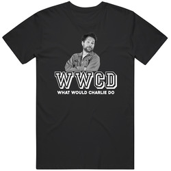 Charlie Kelly Wwcd What Would Charlie Do It's Always Sunny In Philadelphia Tv Show Fan Mens Soft Cotton Tee T Shirt