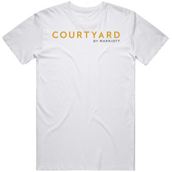 Courtyard By Marriott Hotel Mens Soft Cotton Tee T Shirt