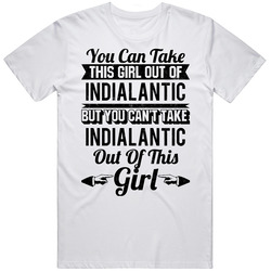 You Can Take The Girl Out Of Indialantic Florida But Can't Take The City Out Of The Mens Soft Cotton Tee T Shirt