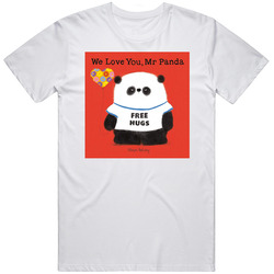 We Love You Mr Panda Classic Children's Storybook Cover Mens Soft Cotton Tee T Shirt