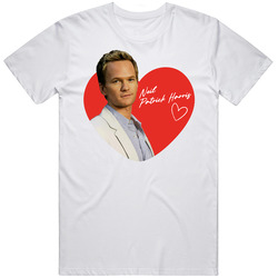 Neil Patrick Harris 90s Movie Tv Stars Heartthrob Fan Mens Soft Cotton Tee T Shirt